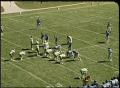 Primary view of [Coaches' Film: North Texas State University vs. Drake, 1975]