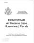 Primary view of Air Force Installations - Air Reserve Base Homestead, FL; Presentation; COBRA; Correspondence