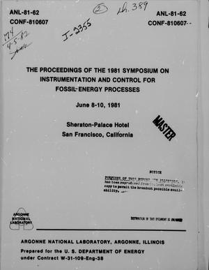 Primary view of object titled 'Proceedings of the 1981 Symposium on Instrumentation and Control for Fossil-Energy Processes: June 8-10, 1981 Sheraton-Palace Hotel, San Francisco, California'.