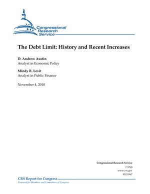 Primary view of object titled 'The Debt Limit: History and Recent Increases'.