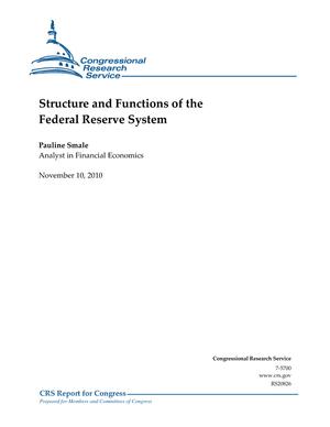 Primary view of object titled 'Structure and Functions of the Federal Reserve System'.