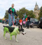 Thumbnail image of item number 1 in: '[Sheri Broyles with dog in homecoming parade]'.