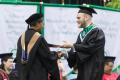 Thumbnail image of item number 1 in: '[Student receiving diploma]'.
