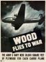 Primary view of Wood flies to war : the Army & Navy need 20,000 square feet of plywood for each cargo plane.