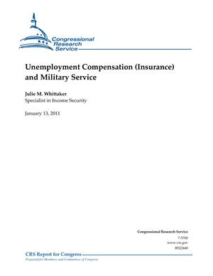 Primary view of object titled 'Unemployment Compensation (Insurance) and Military Service'.