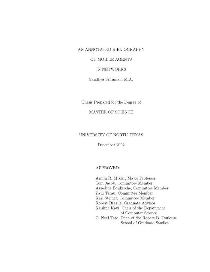 Example of apa annotated bibliography title page