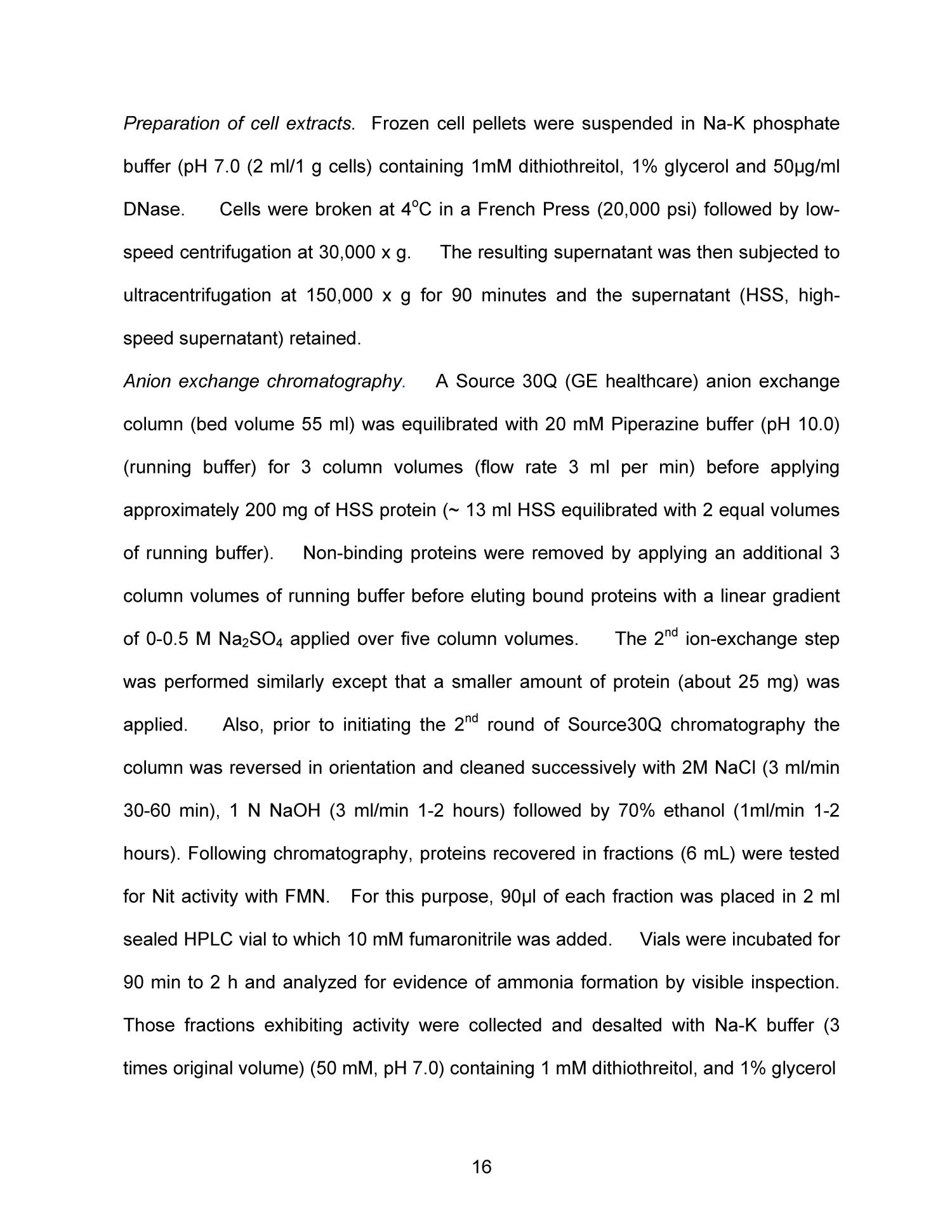 Purification of Cyanide-Degrading Nitrilase from Pseudomonas Fluorescens NCIMB 11764.
                                                
                                                    16
                                                