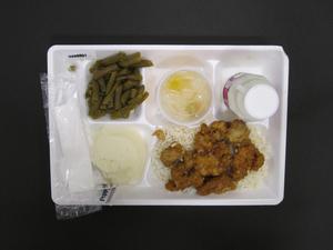 Primary view of object titled 'Student Lunch Tray: 02_20110329_02B5851'.