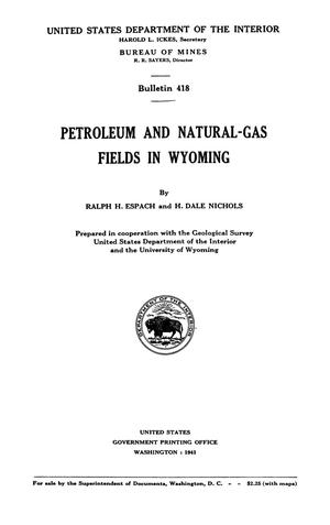 Primary view of object titled 'Petroleum and Natural-Gas Fields in Wyoming'.