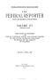 Legislative Document: The Federal Reporter with Key-Number Annotations, Volume 277: Cases A…