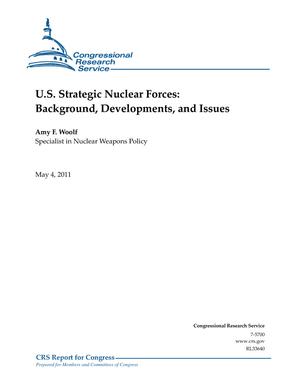 Primary view of object titled 'U.S. Strategic Nuclear Forces: Background, Developments, and Issues'.