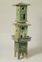 Thumbnail image of item number 1 in: 'Green Glazed Model of a Tower in Three Detachable Sections'.