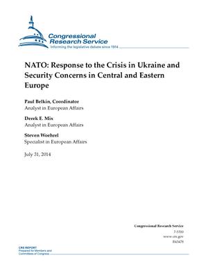 Primary view of object titled 'NATO: Response to the Crisis in Ukraine and Security Concerns in Central and Eastern Europe'.