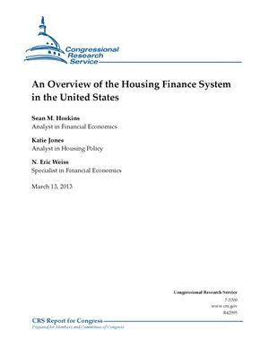 Primary view of object titled 'An Overview of the Housing Finance System in the United States'.