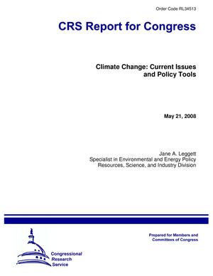 Primary view of object titled 'Climate Change: Current Issues and Policy Tools'.