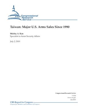 Primary view of object titled 'Taiwan: Major U.S. Arms Sales Since 1990'.