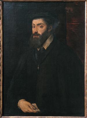 Primary view of object titled 'Portrait of Emperor Charles V'.