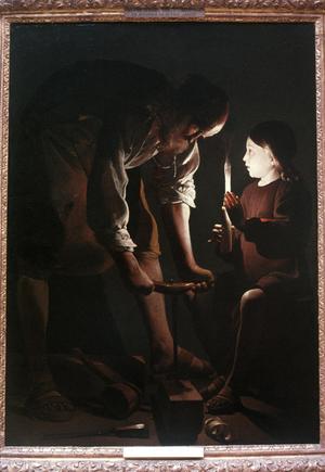 Primary view of object titled 'Joseph as Carpenter'.