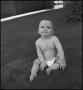 Photograph: [A baby sitting in a yard, 4]