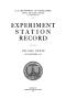 Primary view of Experiment Station Record, Volume 39, July-December, 1918