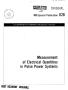 Report: Measurement of Electrical Quantities in Pulse Power Systems