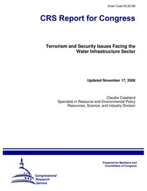 Primary view of object titled 'Terrorism and Security Issues Facing the Water Infrastructure Sector'.