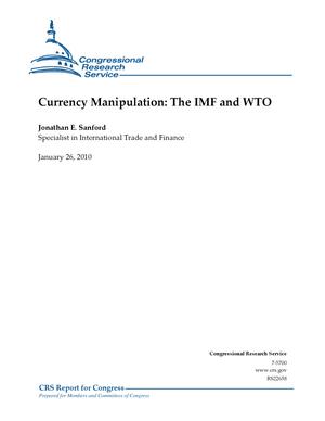 Primary view of object titled 'Currency Manipulation: The IMF and WTO'.