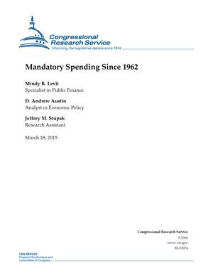 Primary view of object titled 'Mandatory Spending Since 1962'.