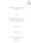 Thesis or Dissertation: Development and Analysis of an Employee Attitude Survey