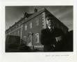 Photograph: [Alfred Hurley standing in front of Administration Building]