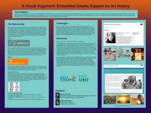 Primary view of object titled 'A Visual Argument: Embedded Omeka Support for Art History'.