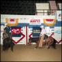 Photograph: [Cowboy cutting calf at Super Stakes]