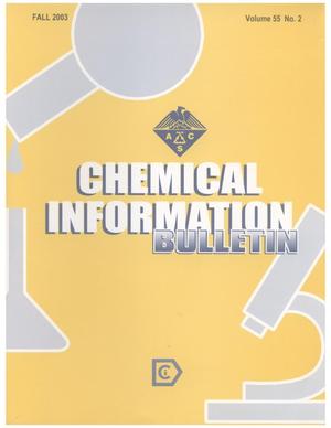 Primary view of object titled 'Chemical Information Bulletin, Volume 55, Number 2, Fall 2003'.
