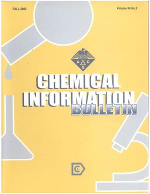 Primary view of object titled 'Chemical Information Bulletin, Volume 54, Number 2, Fall 2002'.