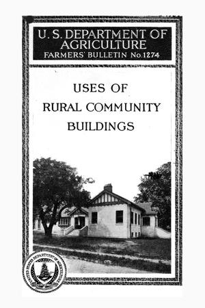 Primary view of object titled 'Uses of rural community buildings.'.