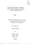 Thesis or Dissertation: Types of Maladjustment Found in Elementary School Children as Determi…