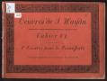 Primary view of Oeuvres de J. Haydn, Cahier VI contenant V Sonates pour le Pianoforte