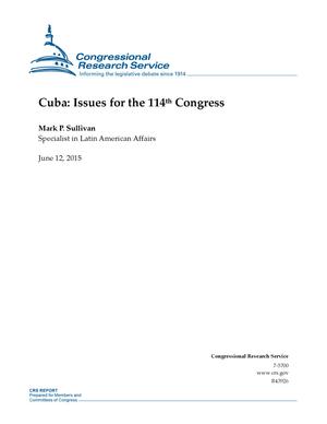 Primary view of object titled 'Cuba: Issues for the 114th Congress'.