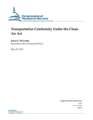 Primary view of object titled 'Transportation Conformity Under the Clean Air Act'.