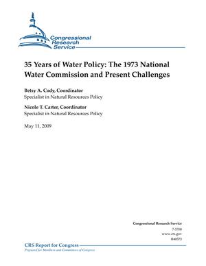 Primary view of object titled '35 Years of Water Policy: The 1973 National Water Commission and Present Challenges'.