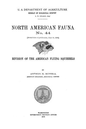 Primary view of object titled 'Revision of the American Flying Squirrels'.
