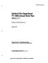 Primary view of Hanford fire department FY 99 annual work plan WBS 6.5.7