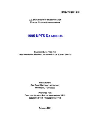 Primary view of object titled '1995 NPTS Databook'.