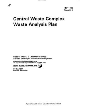 Primary view of object titled 'Central Waste Complex (CWC) Waste Analysis Plan'.