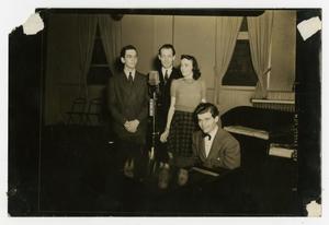 Primary view of object titled 'Willis Conover and colleagues at WTBO'.