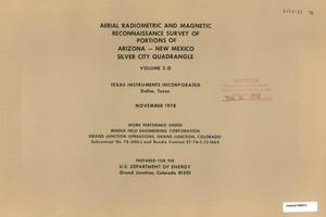 Primary view of object titled 'Aerial Radiometric and Magnetic Reconnaissance Survey of Portions of Arizona--New Mexico: Volume 2-D, Silver City Quadrangle'.