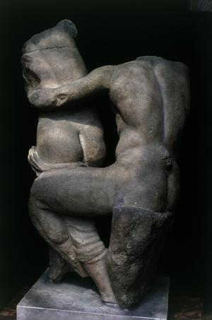 Primary view of object titled 'A Satyr Seizing a Nymph'.