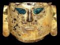 Artwork: Ceremonial mask Lambayeque region Batán Grande