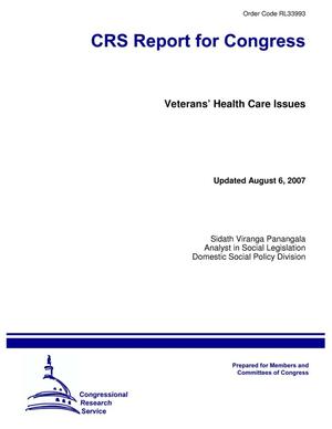 Primary view of object titled 'Veterans’ Health Care Issues'.