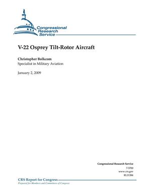 Primary view of object titled 'V-22 Osprey Tilt-Rotor Aircraft'.